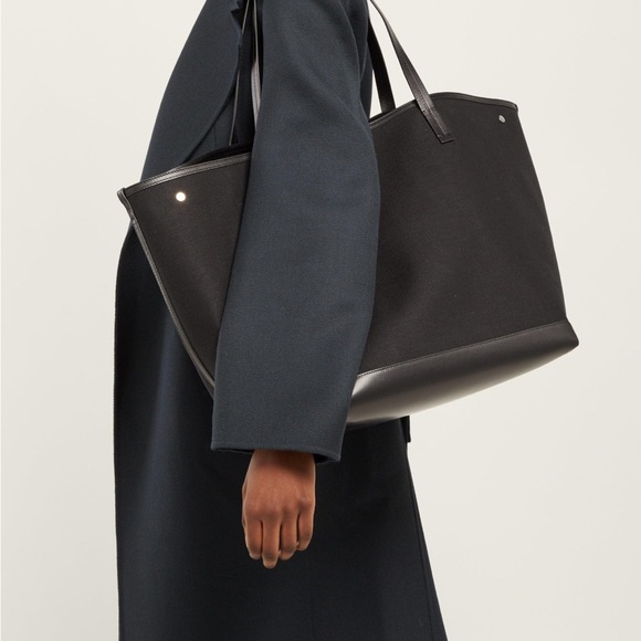 The Row Canvas Park Tote - Black - Picture 3 of 16